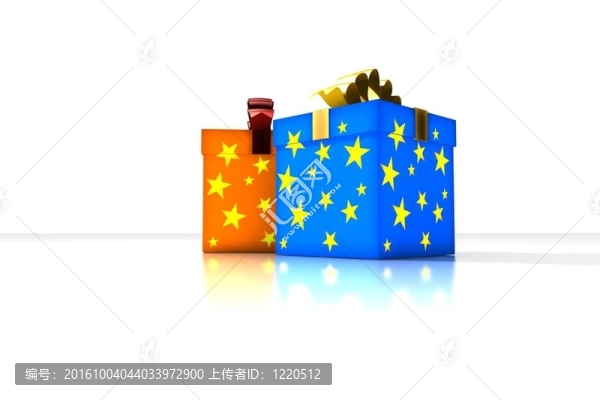 孤立的禮品盒