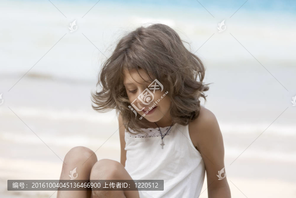 海灘上的女孩