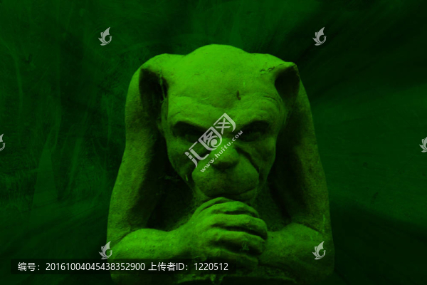 綠色的石像鬼
