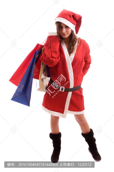 Young,Santa的女孩