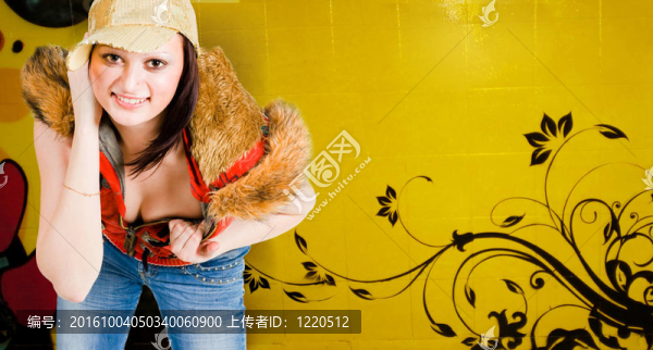 嘻哈女孩和涂鴉