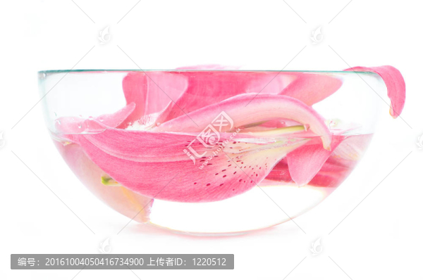 百合花瓣碗
