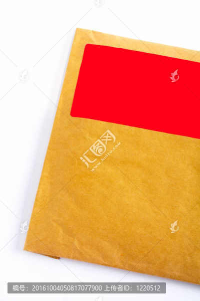 信封細(xì)節(jié)空白紅色貼紙