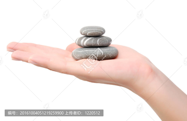 手上的石頭