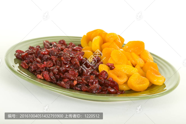 杏干和蔓越莓對板