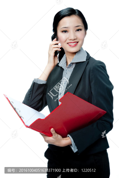 一個(gè)有吸引力的女性手機(jī)