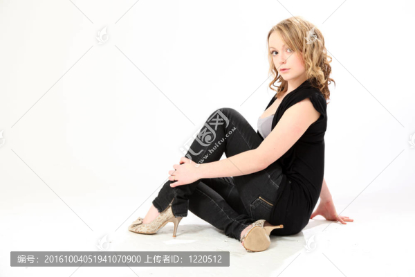 美麗的Young,Woman