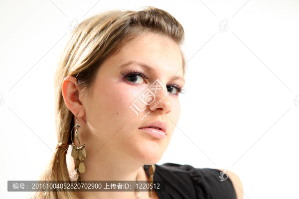 美麗的Young,Woman