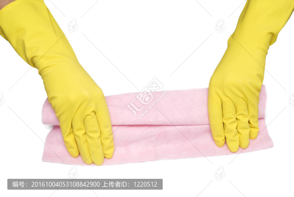 抹布在手
