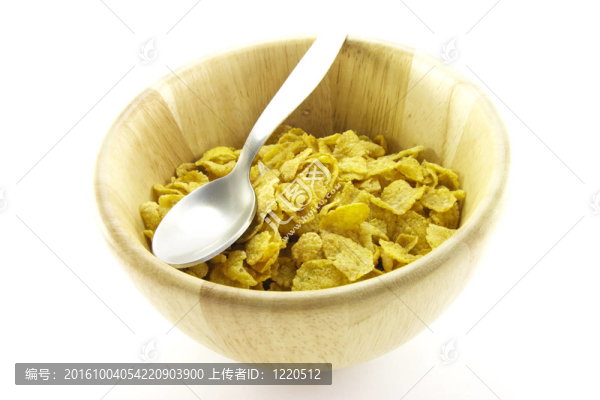 在一碗玉米片