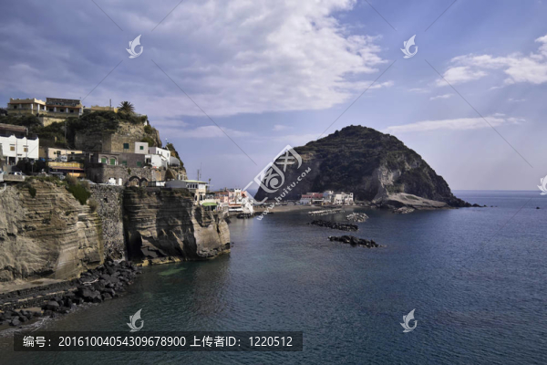 意大利；坎帕尼亞；伊斯基亞島；S.,Angelo