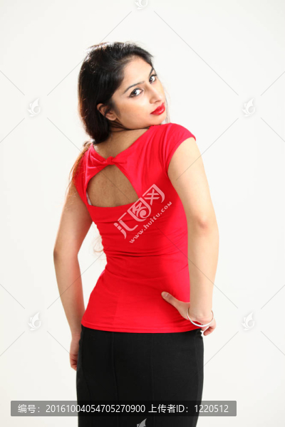 美麗的Young,Indian,Lady