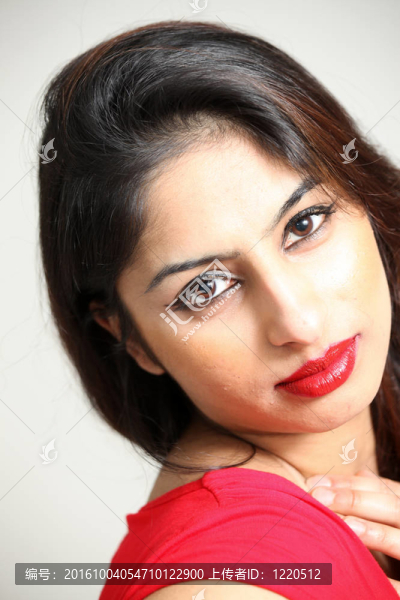 美麗的Young,Indian,Lady