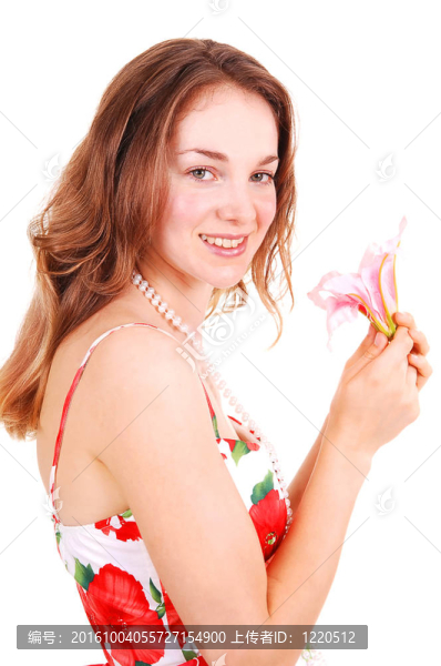 美麗的女人與禮來。