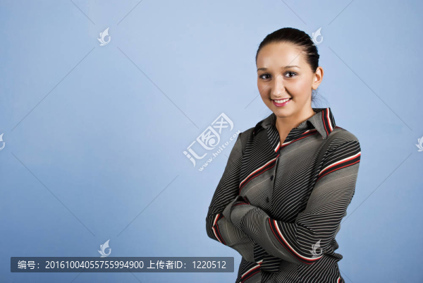 可愛的女商人