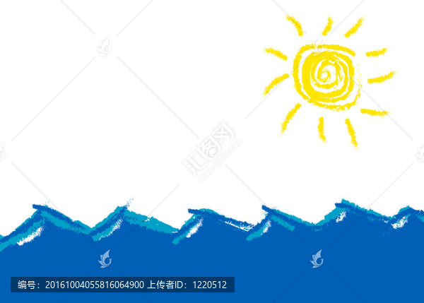 夏天的海