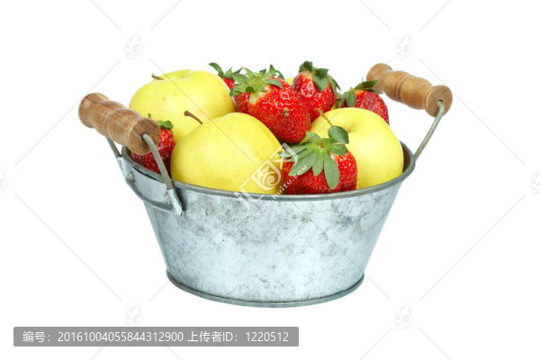 一碗草莓和蘋果
