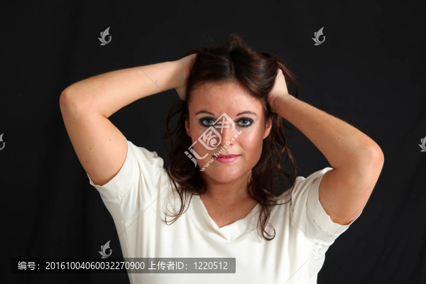 美麗的Young,Woman