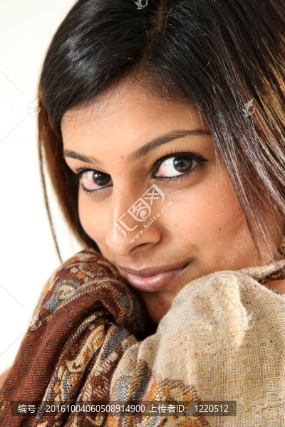 美麗的Young,Indian,Lady