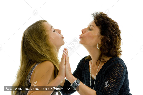 女兒和母親