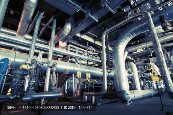 發(fā)電廠不同尺寸和形狀的管道