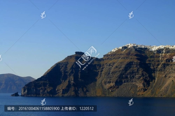 圣托里尼火山；希臘