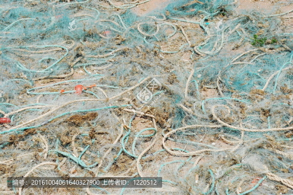 在卡斯凱什港舊漁網(wǎng)；葡萄牙