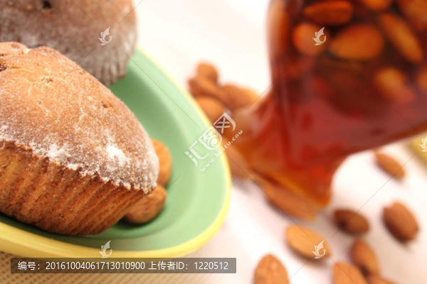 松餅和蜂蜜