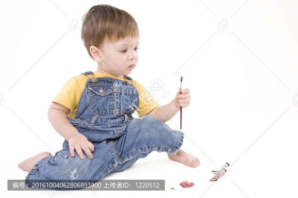 畫(huà)畫(huà)的男孩