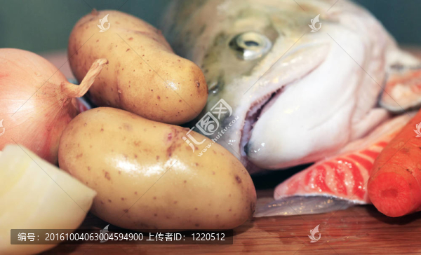 新鮮的三文魚