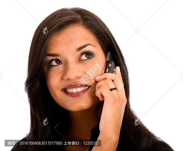 電話上的商業(yè)女人