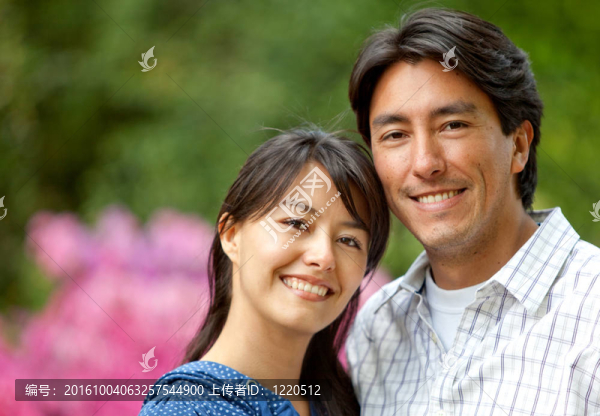 幸福的夫婦的肖像