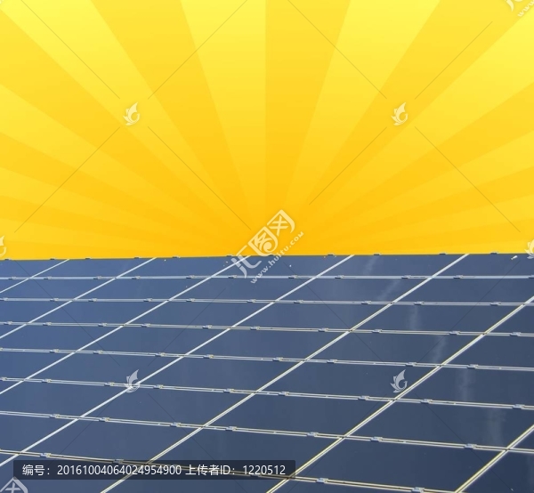 太陽能電池板對晴天的說明