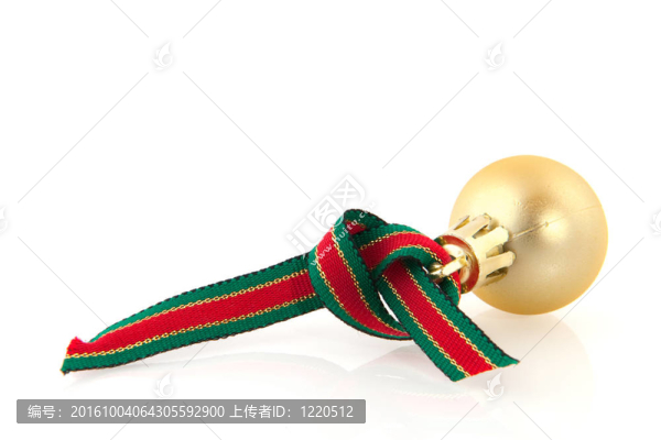 金色圣誕球