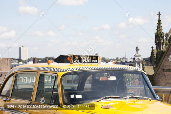 紐約黃色出租車車頂標志