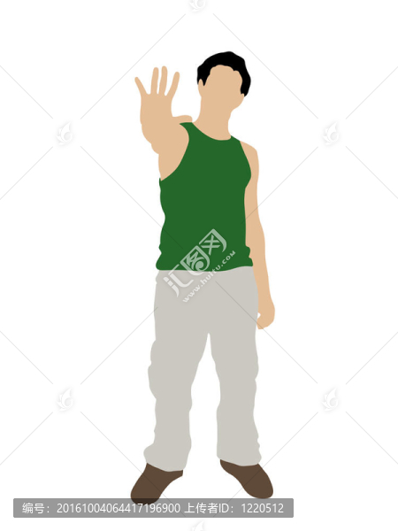 人表現(xiàn)出手掌