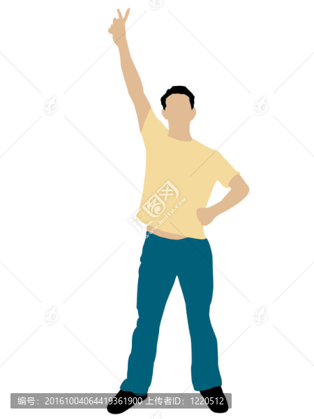 男人表現(xiàn)出的勝利