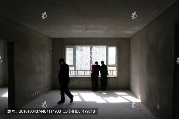 毛坯房,水泥墻,工地