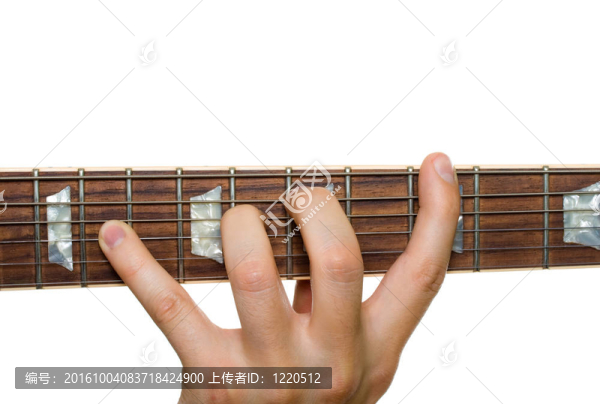 伸展手指彈吉他