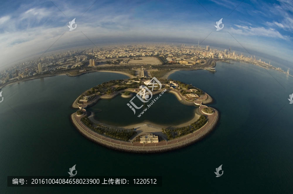 科威特從天空