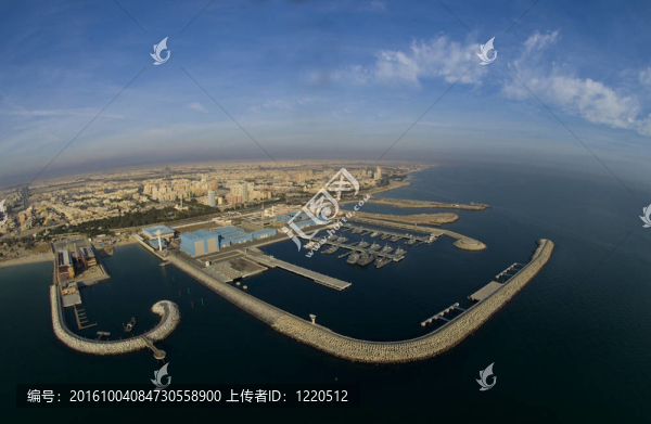 科威特從天空