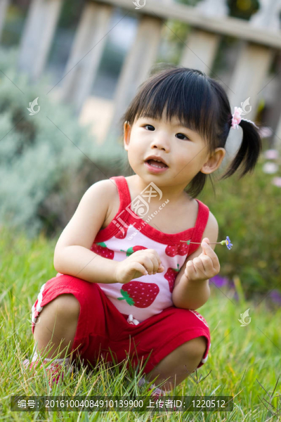 小亞洲中國女孩