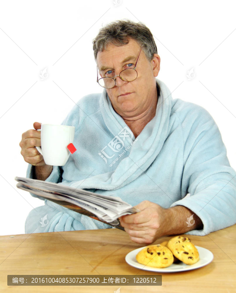 脾氣暴躁的中年男子