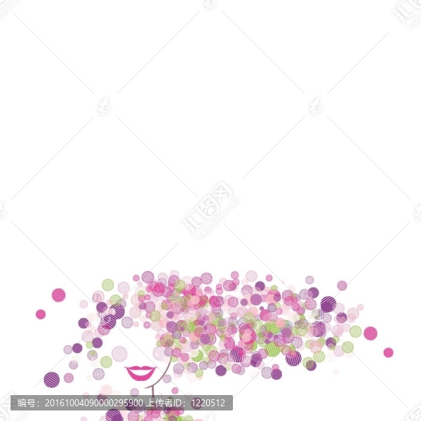 女人的臉剪影為你的設(shè)計(jì)