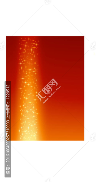 喜慶橙紅色背景與星星