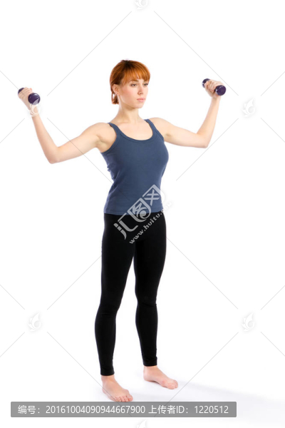 健身的女人