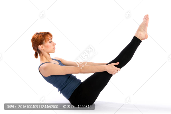 Slim,Young,Woman做瑜伽練習(xí)