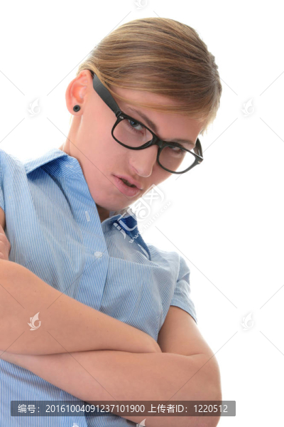一個(gè)體貼的年輕女人的肖像
