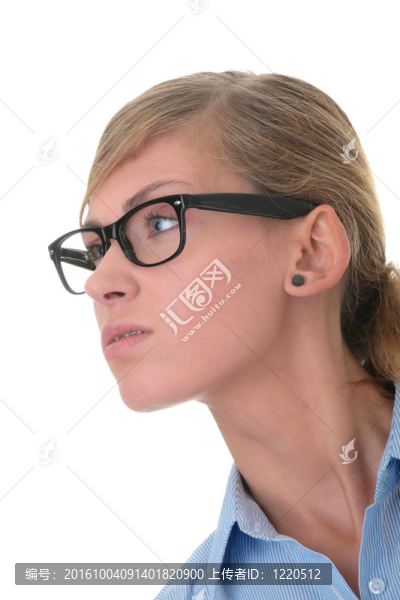 一個(gè)體貼的年輕女人的肖像