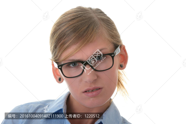 一個(gè)體貼的年輕女人的肖像